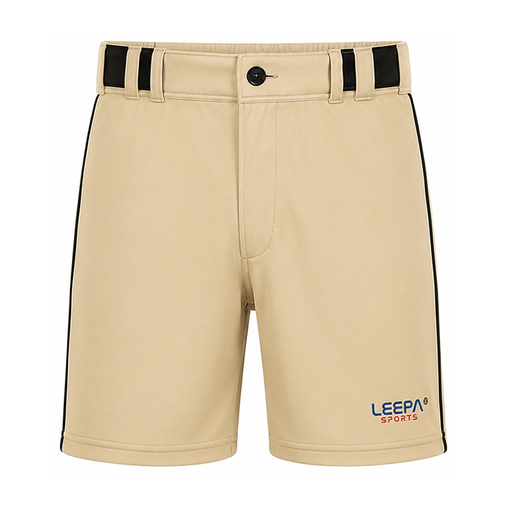 Khaki Trim Baseball Shorts