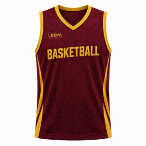 Maroon Basketball Jersey