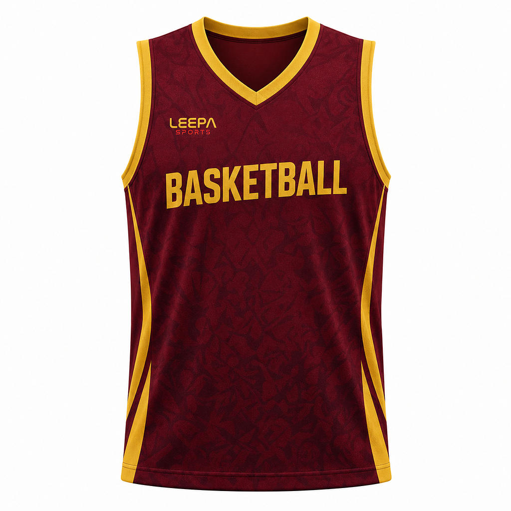 Maroon Basketball Jersey