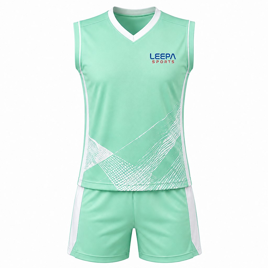 Mint Wave Volleyball Uniform