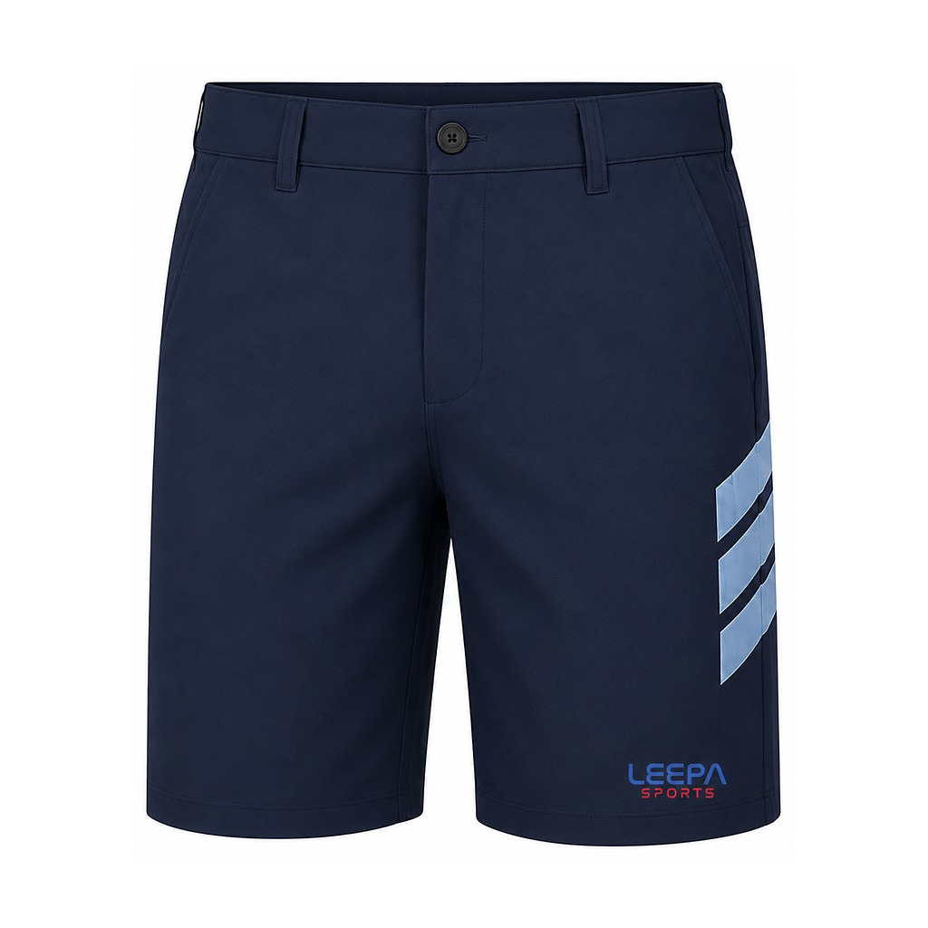 Navy Accent Golf Shorts
