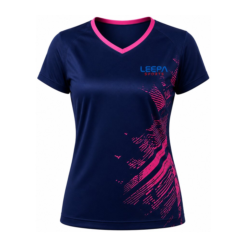 Navy Badminton Women Jersey