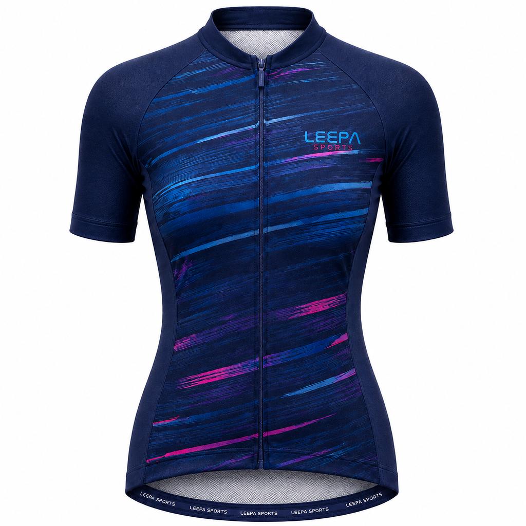 Navy Brush Cycling Jersey