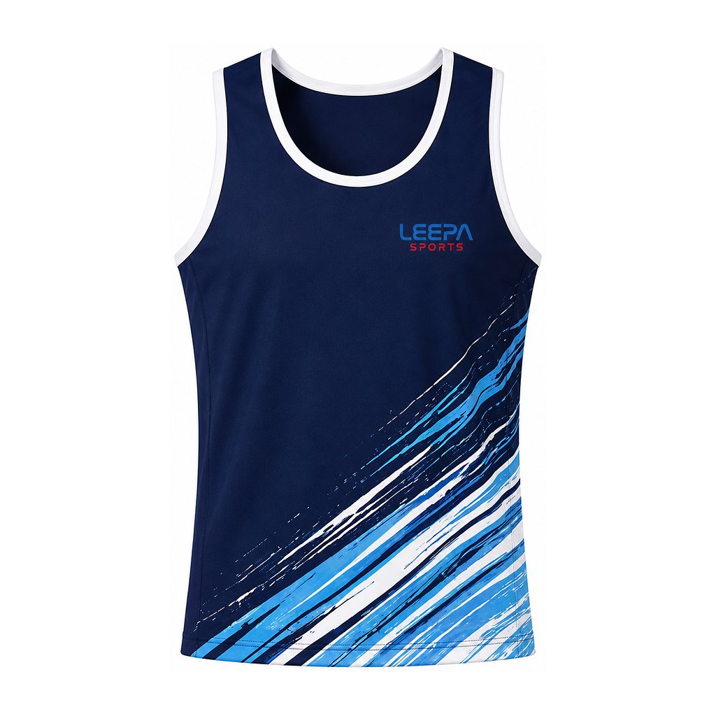 Navy Hockey Tank Top