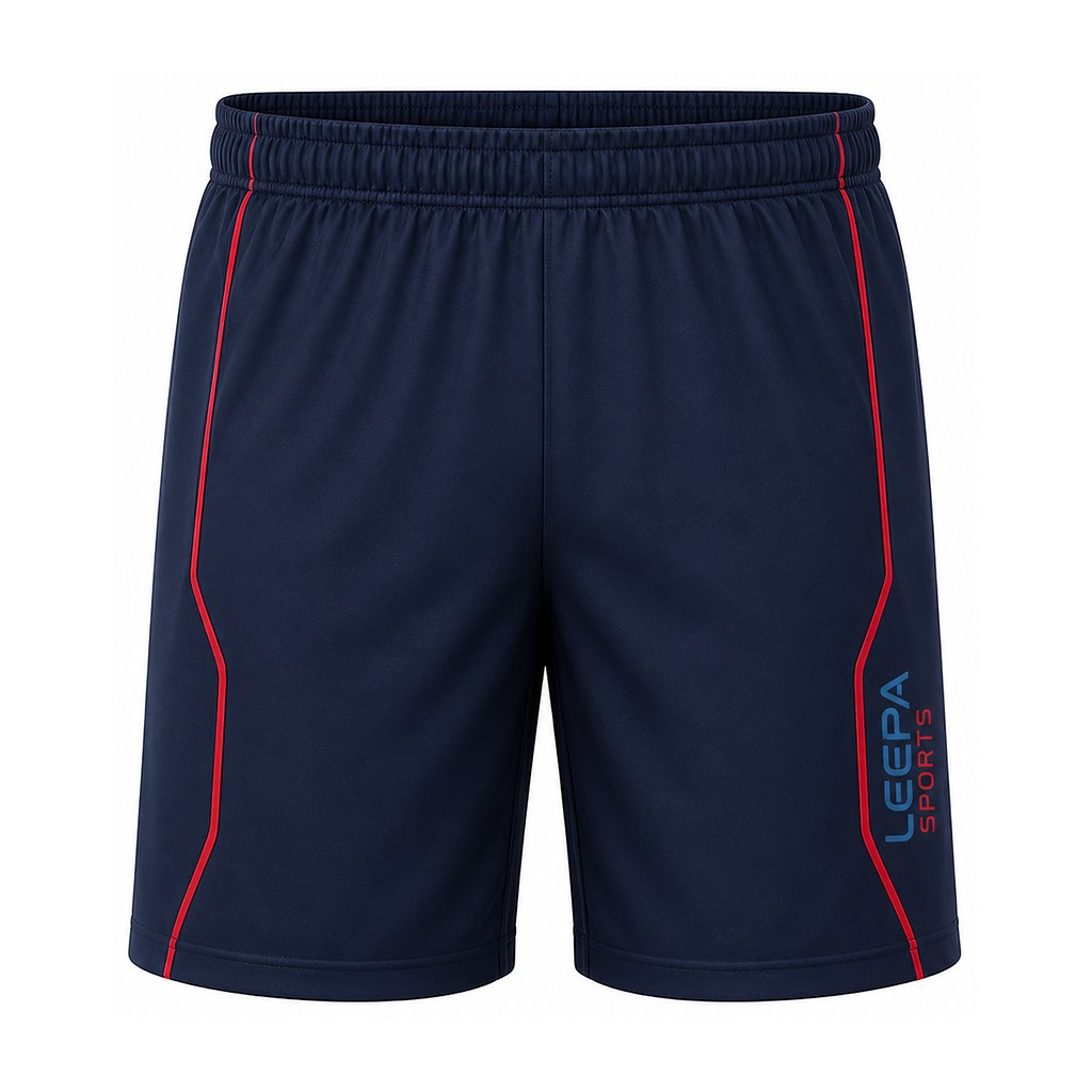 Navy Red Baseball Shorts