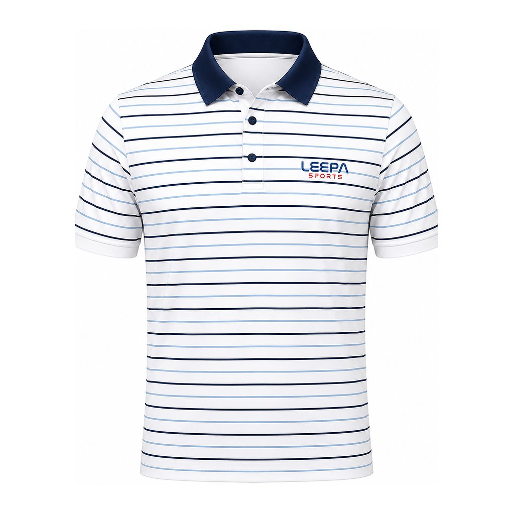 Navy Stripe Polo