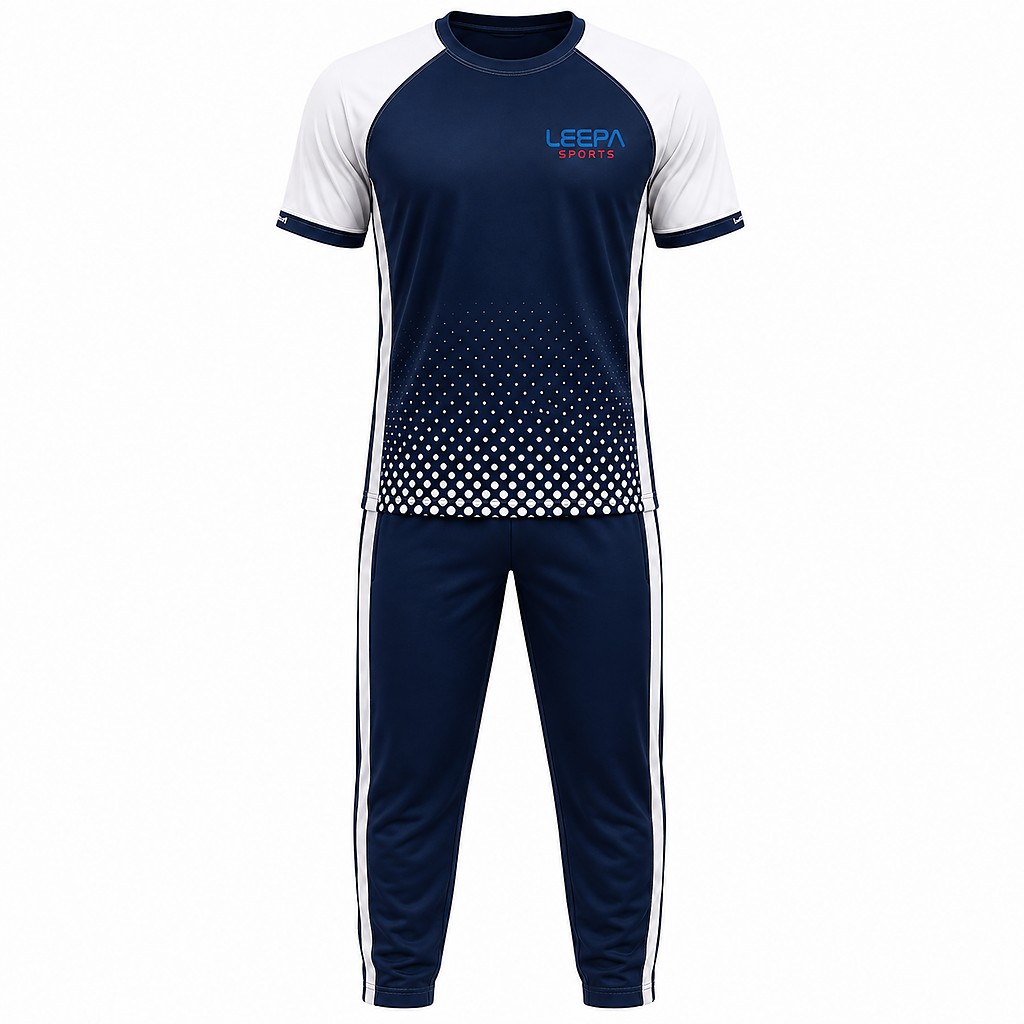 Navy White Athletics Apparel