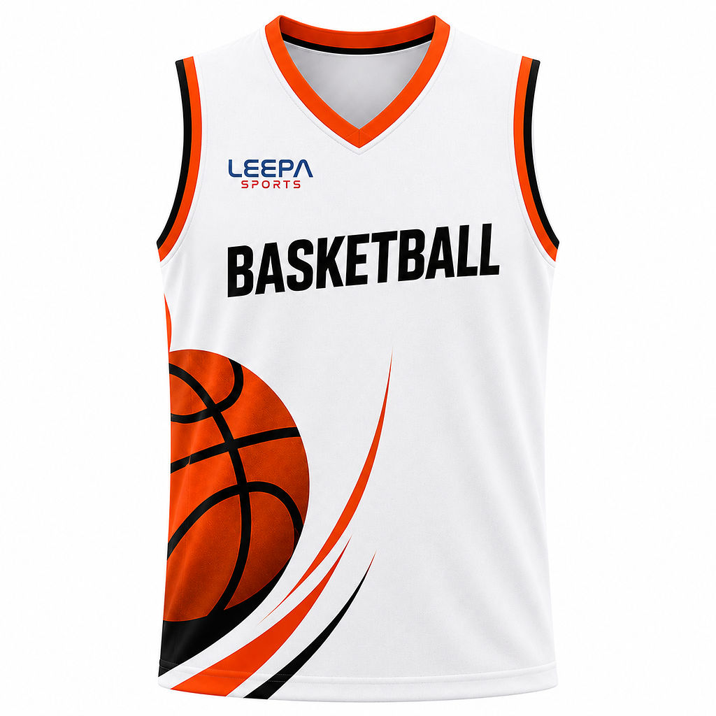Orange Basketball Jersey