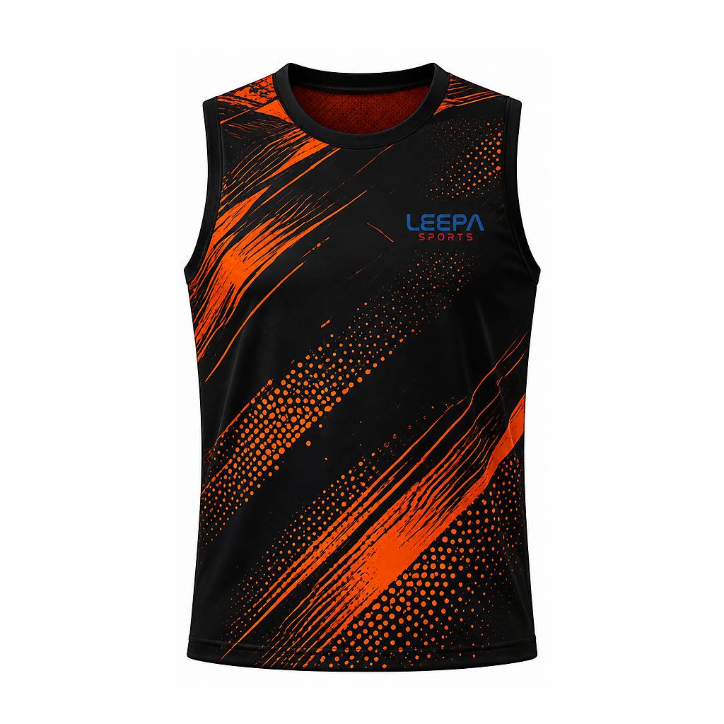 Orange Strike Tennis Shirt