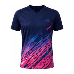 Pink Badminton Men Jersey