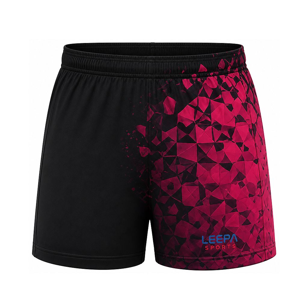 Pink Geo Rugby Shorts