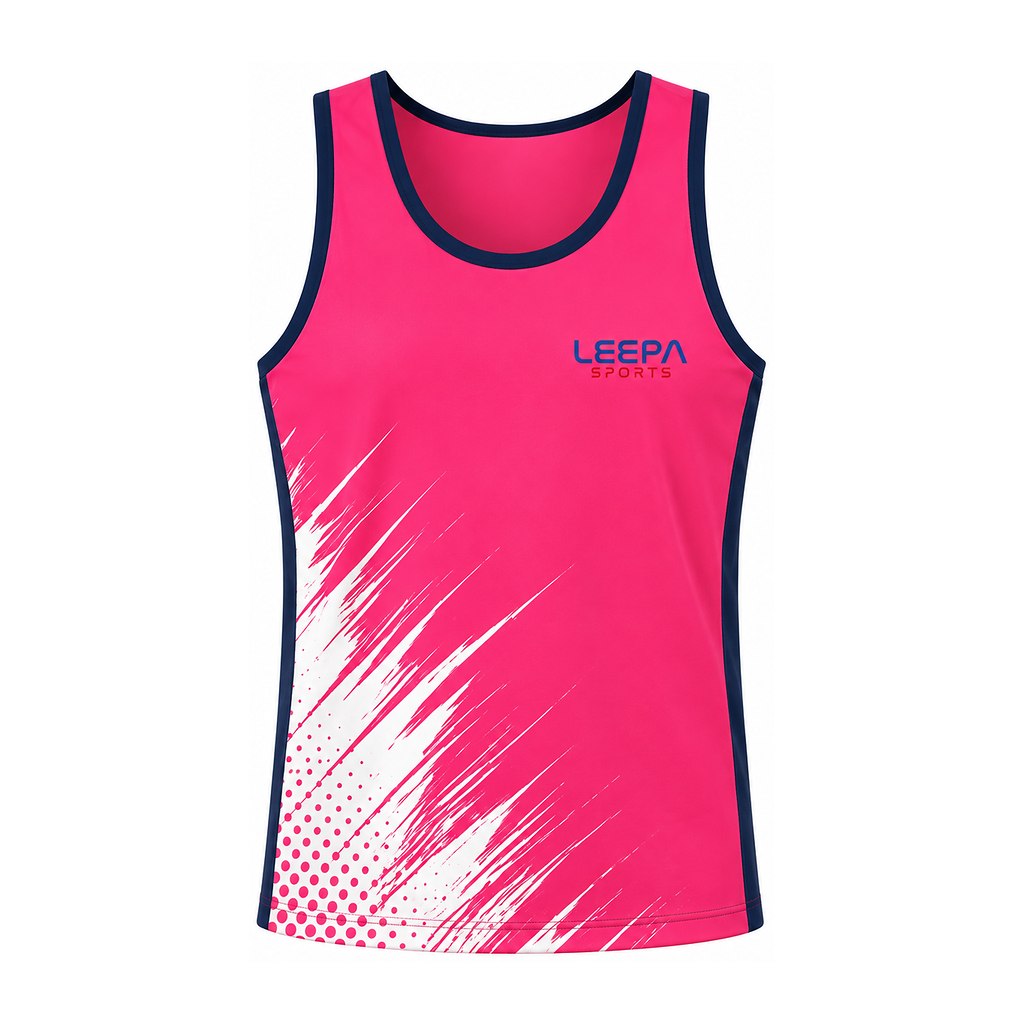 Pink Hockey Tank Top