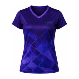 Purple Badminton Women Jersey