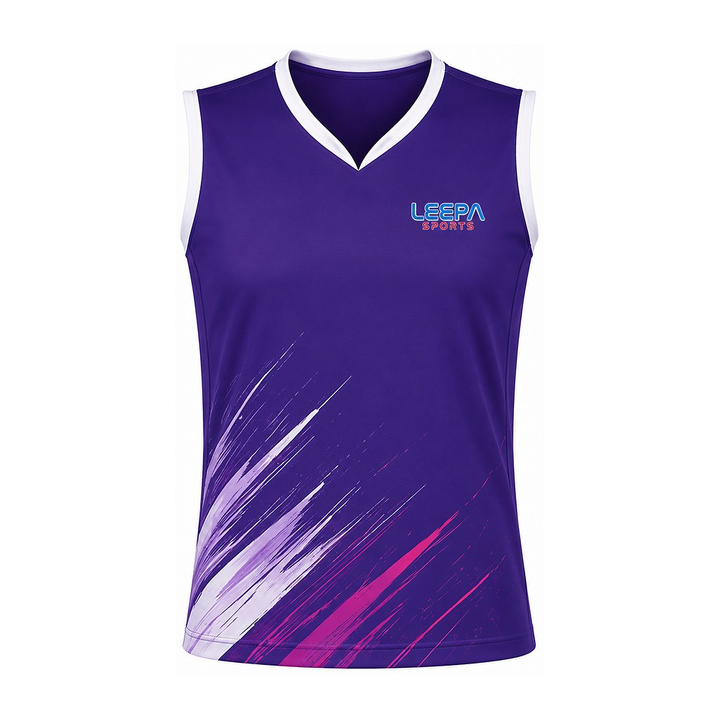 Purple Pink Volleyball Shirt