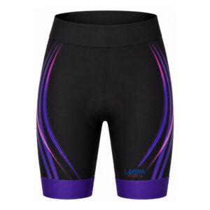 Purple Stripe Cycling Shorts