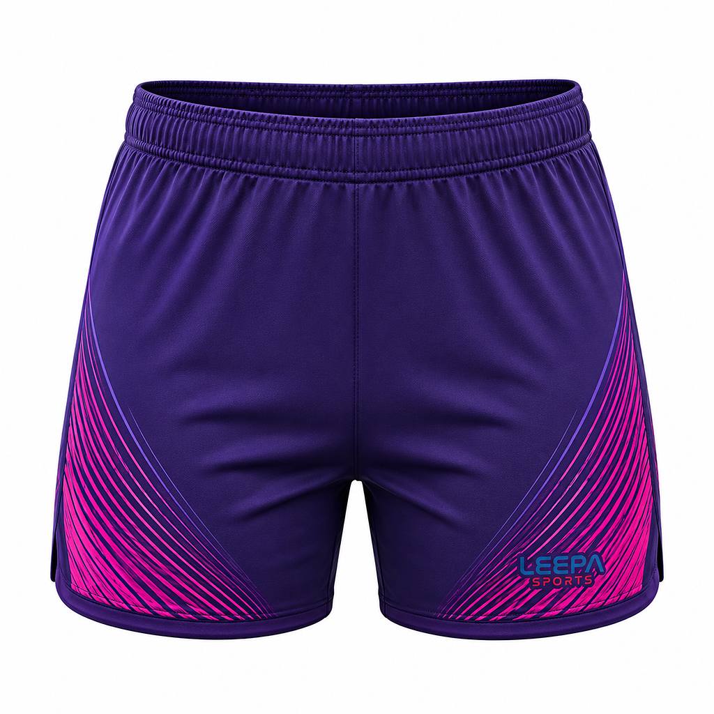 Purple Volleyball Shorts