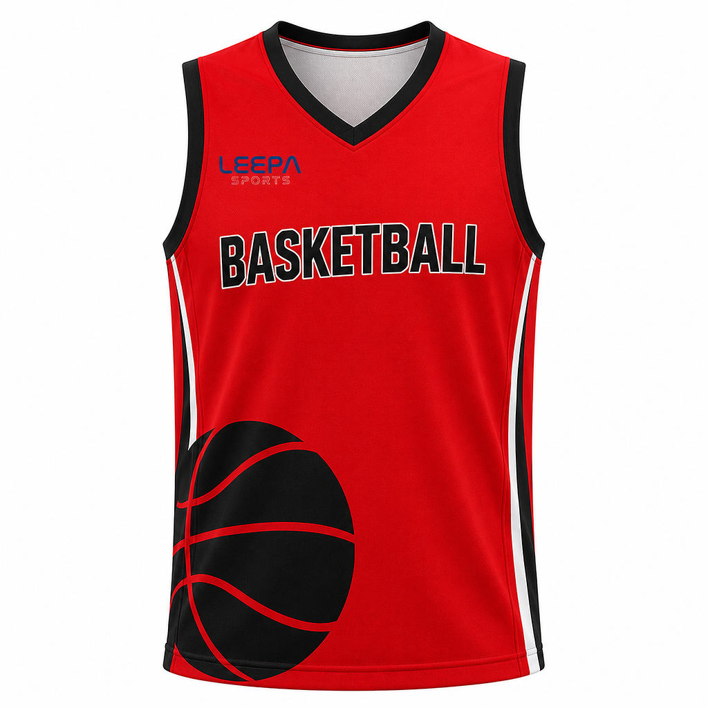 Red Basketball Jersey