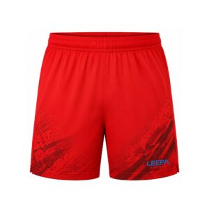 Red Geo Badminton Shorts