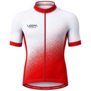 Red Gradient Cycling Jersey