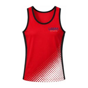 Red Hockey Tank Top