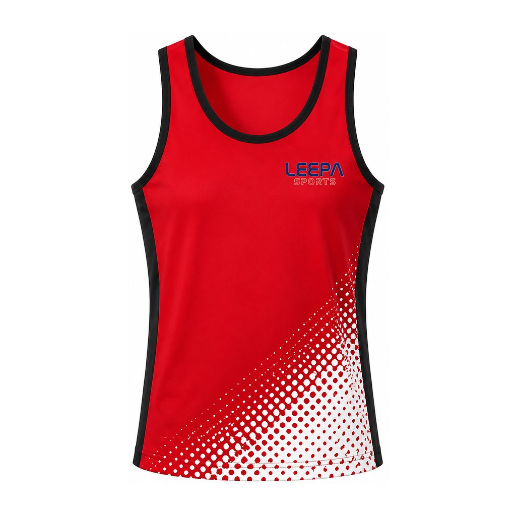 Red Hockey Tank Top