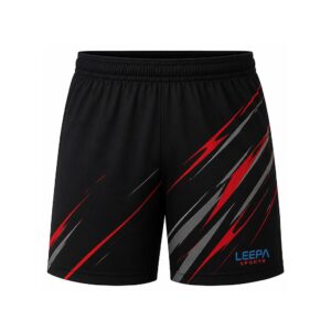 Red Slash Badminton Shorts