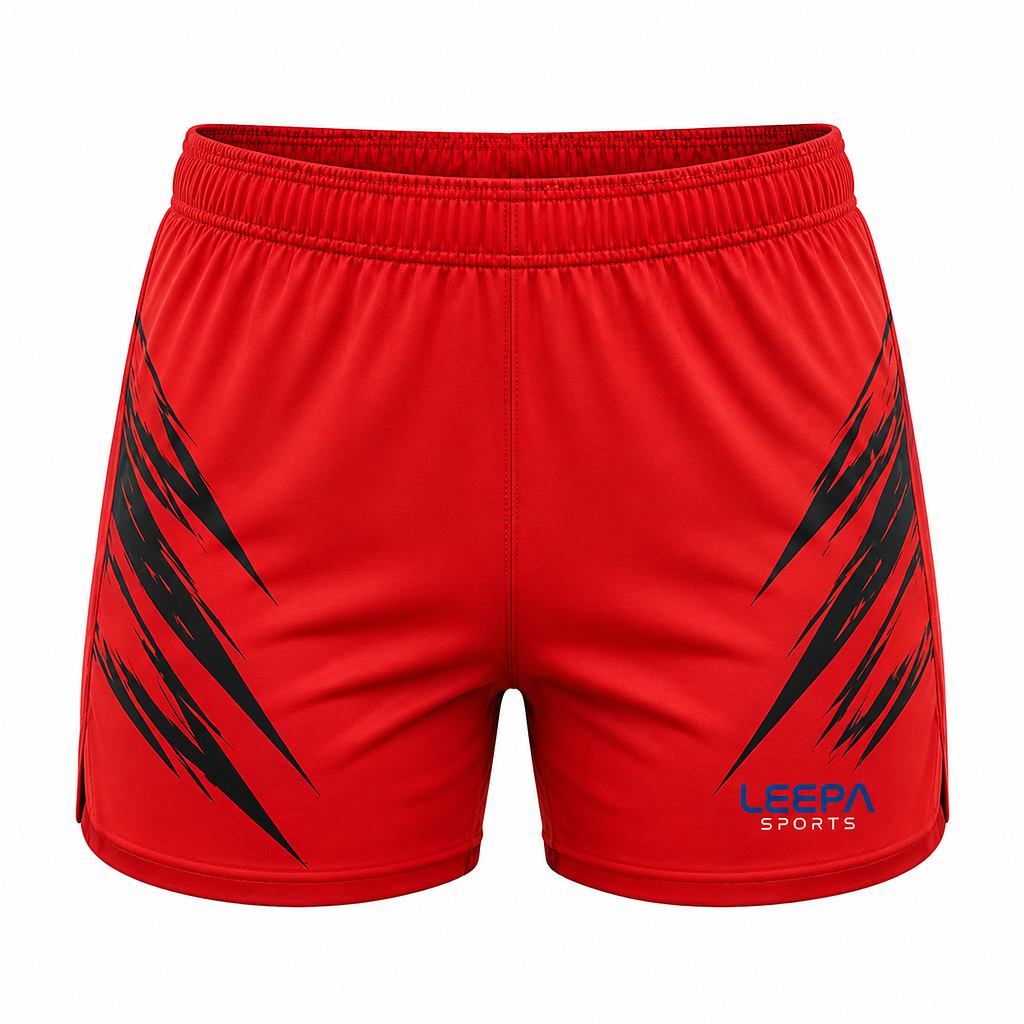 Red Volleyball Shorts