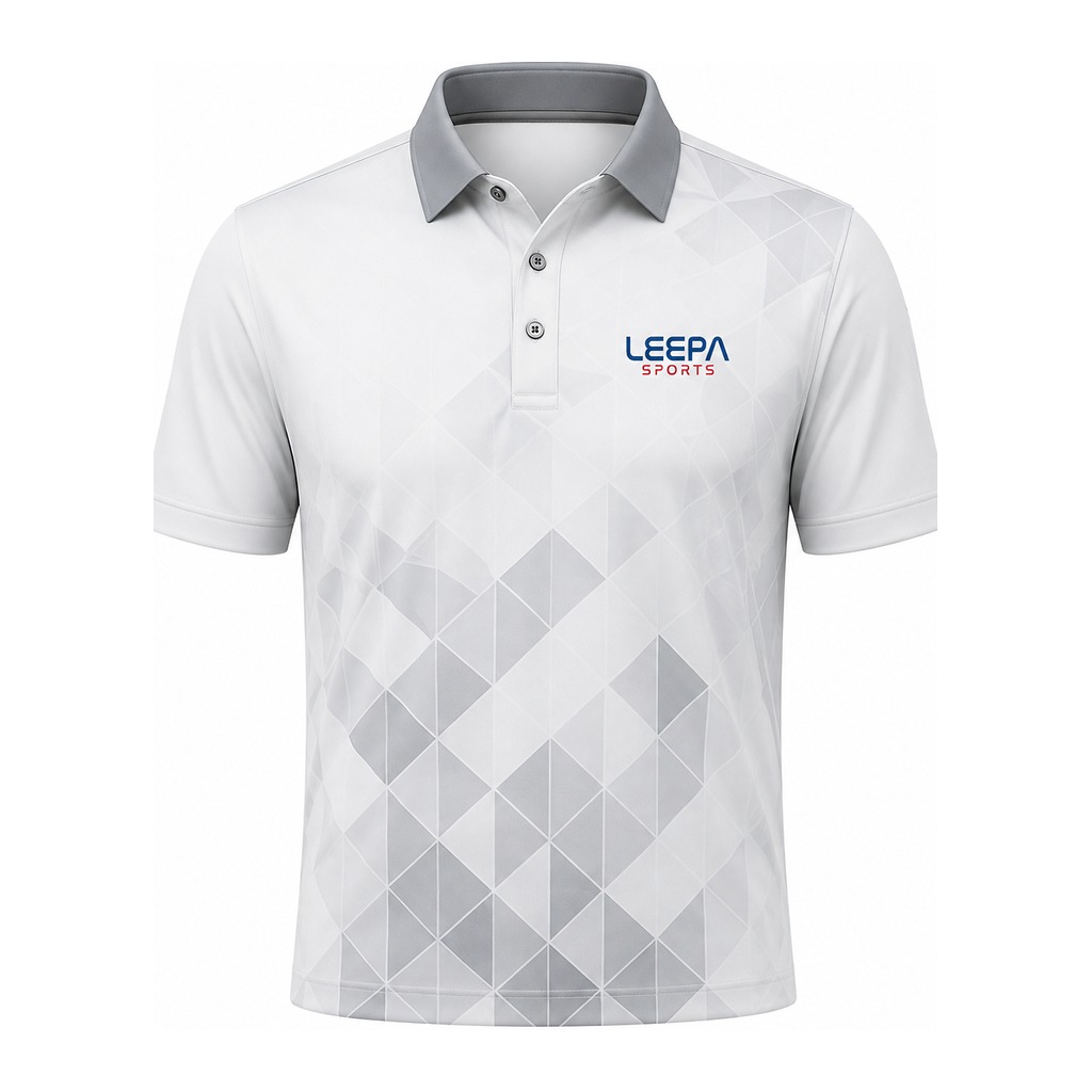 Silver Geo Polo