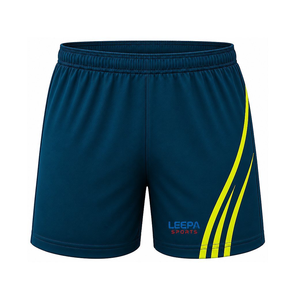 Teal Streak Rugby Shorts