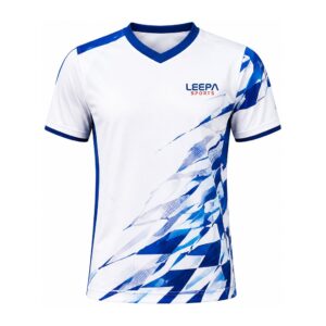 White Badminton Men Jersey