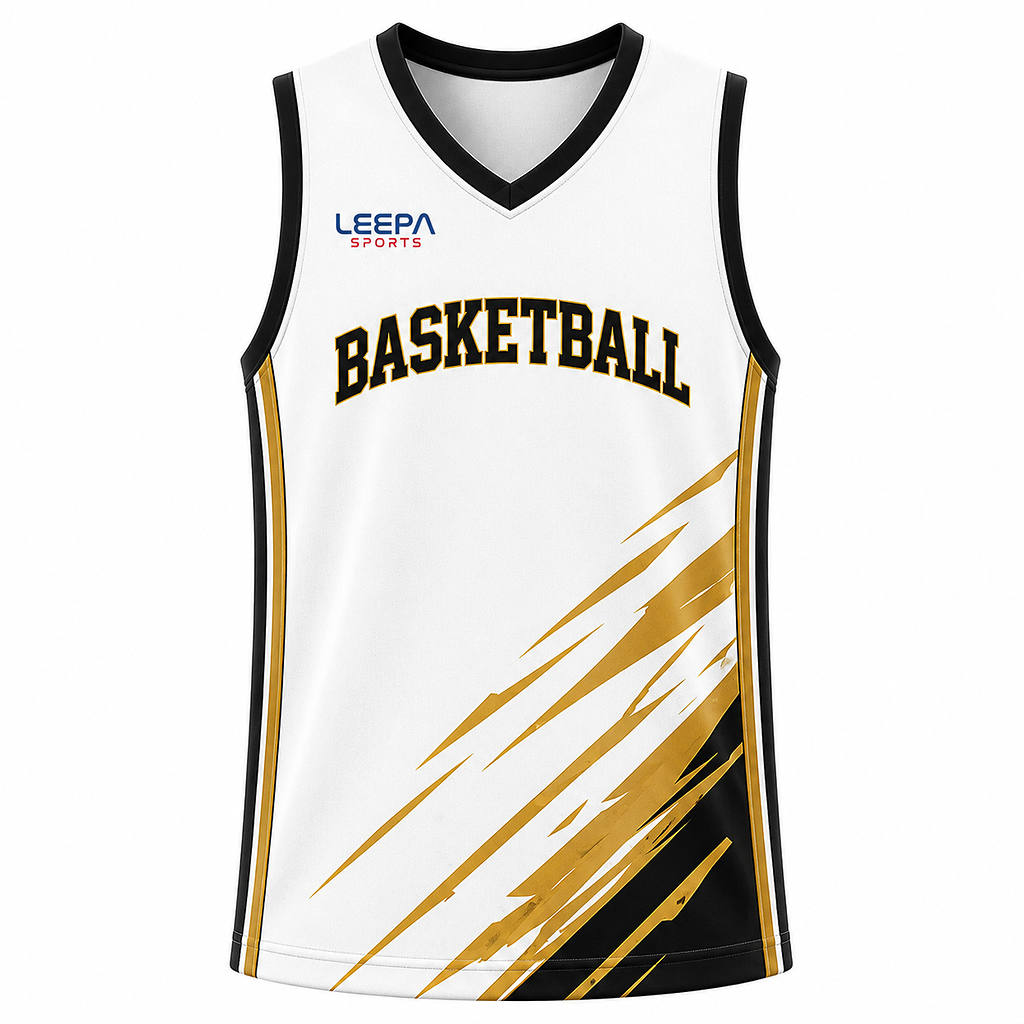 White Basketball Jersey