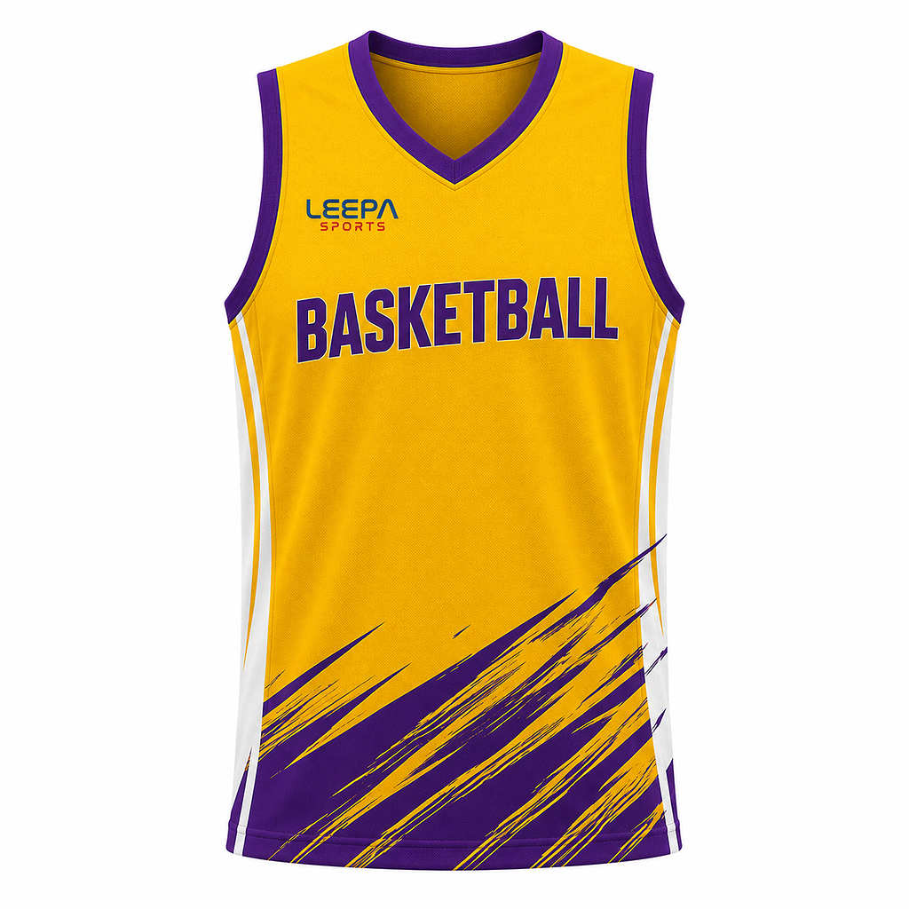 Yellow Basketball Jersey