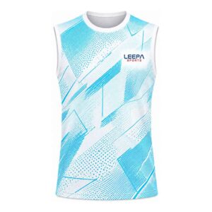 Aqua Abstract Soccer Jersey