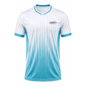 Aqua Pinstripe Padel Jersey