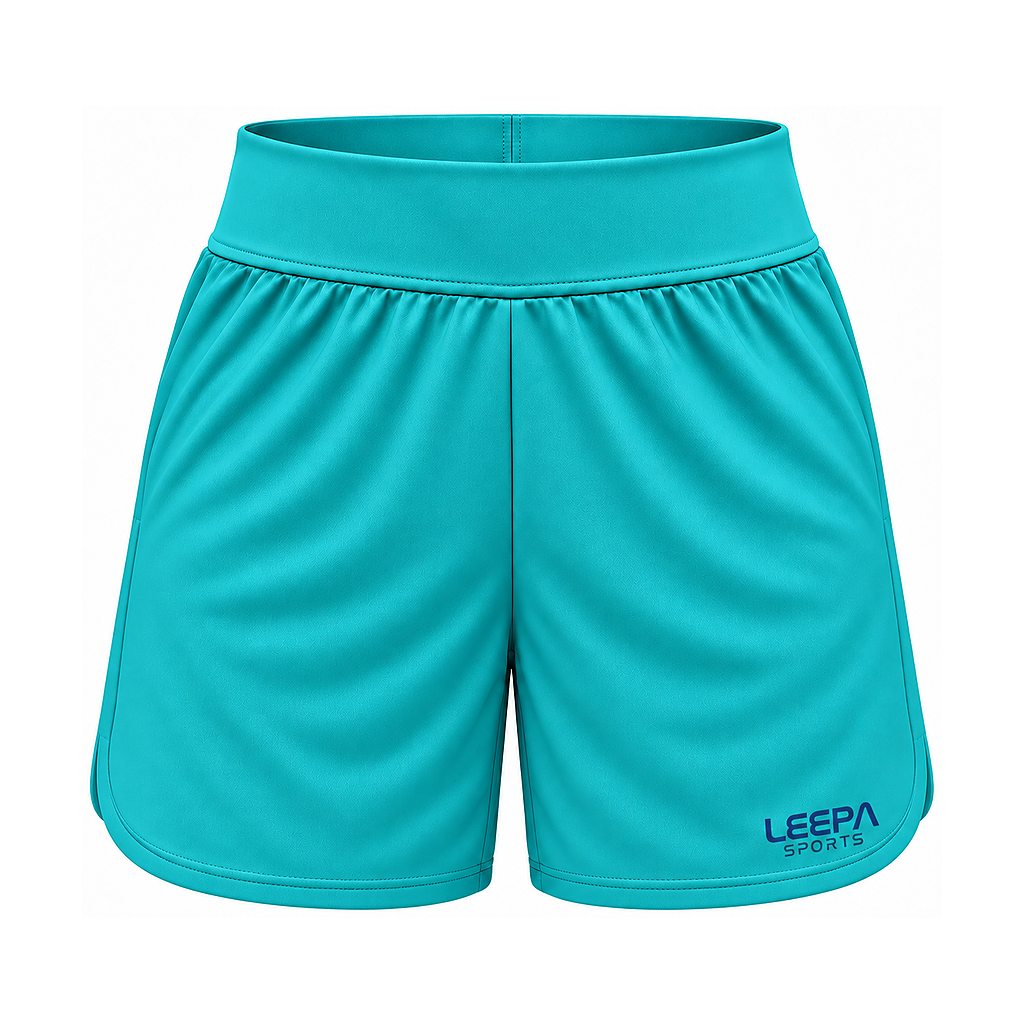 Aqua Plain Netball Shorts