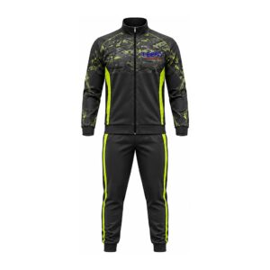 Black Lime Camo Tracksuit