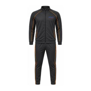 Black Orange Sports Tracksuit