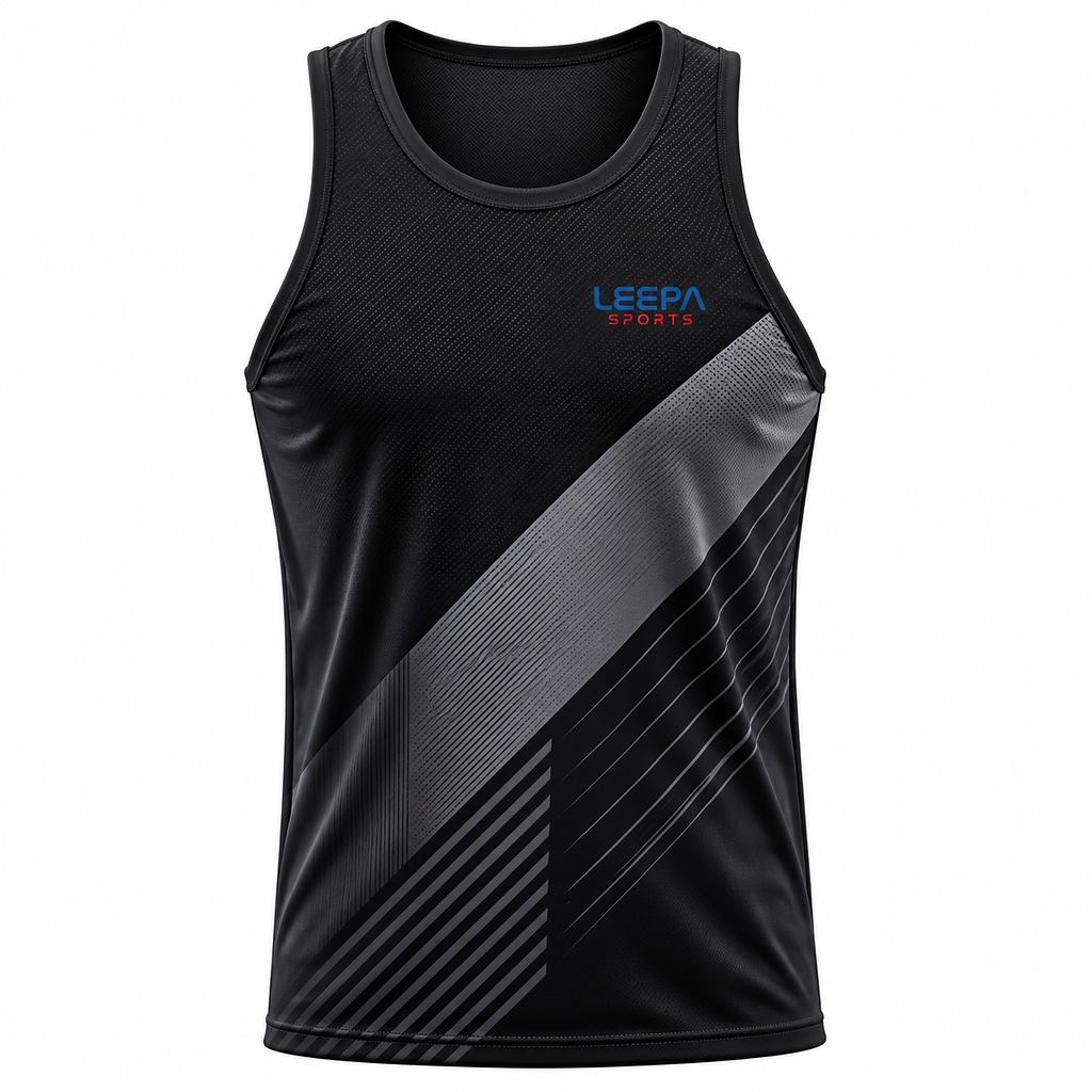 Black Stripe Athletic Top