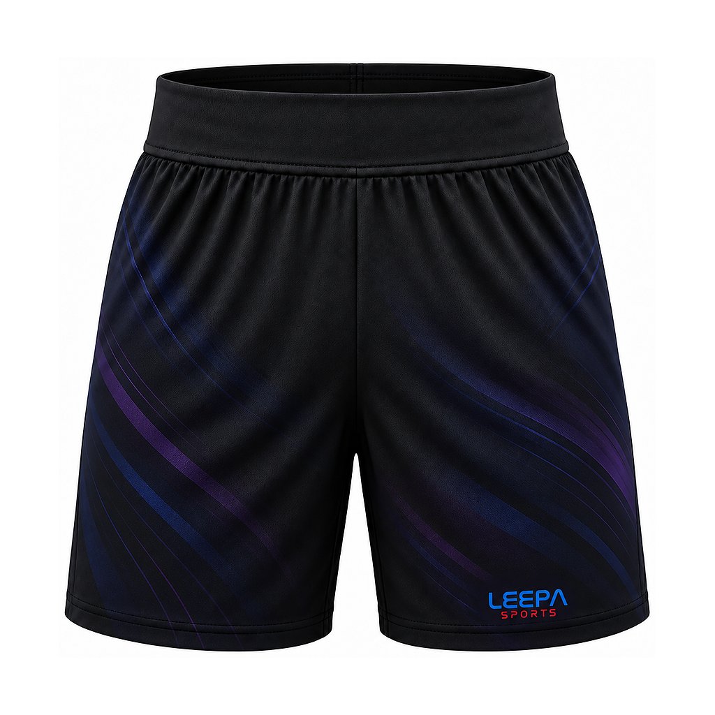 Black Wave Netball Shorts