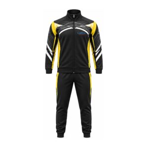 Black Yellow Stripe Tracksuit