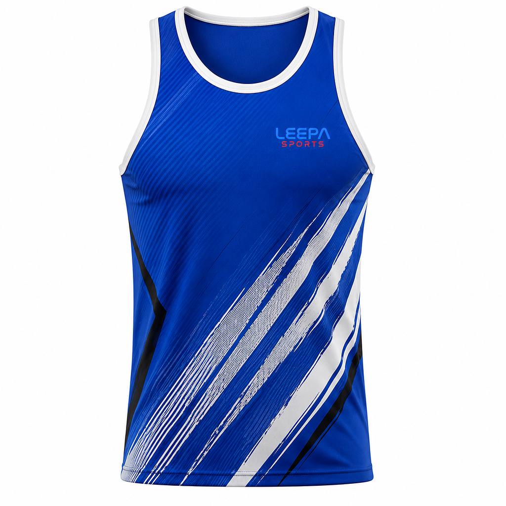 Blue Brush Athletic Top