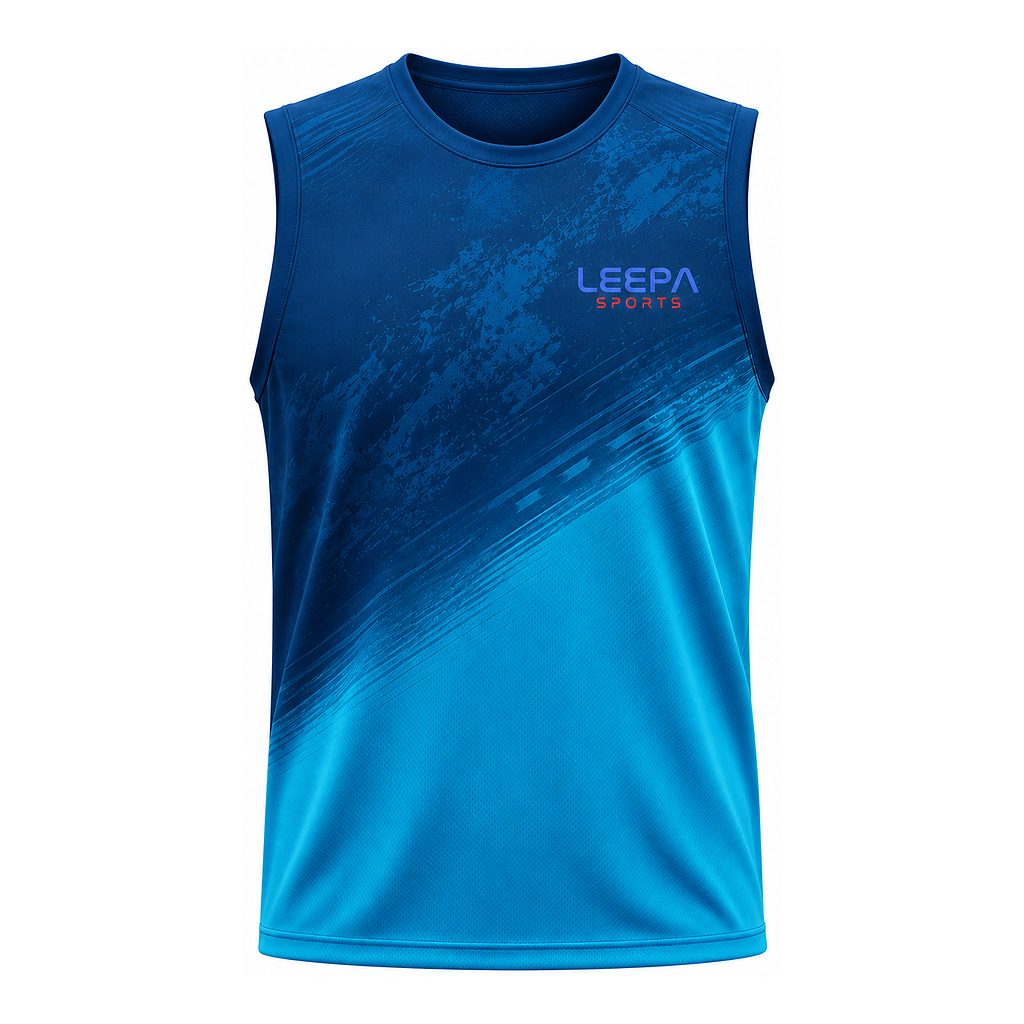 Blue Fade Padel Sleeveless Top