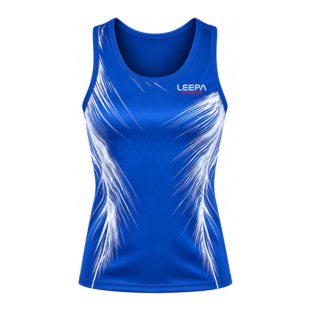 Blue Netball Sleeveless Top