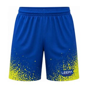 Blue Splatter Soccer Shorts