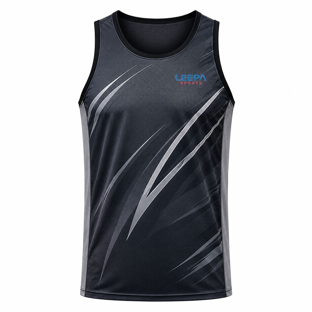 Charcoal Streak Athletic Top
