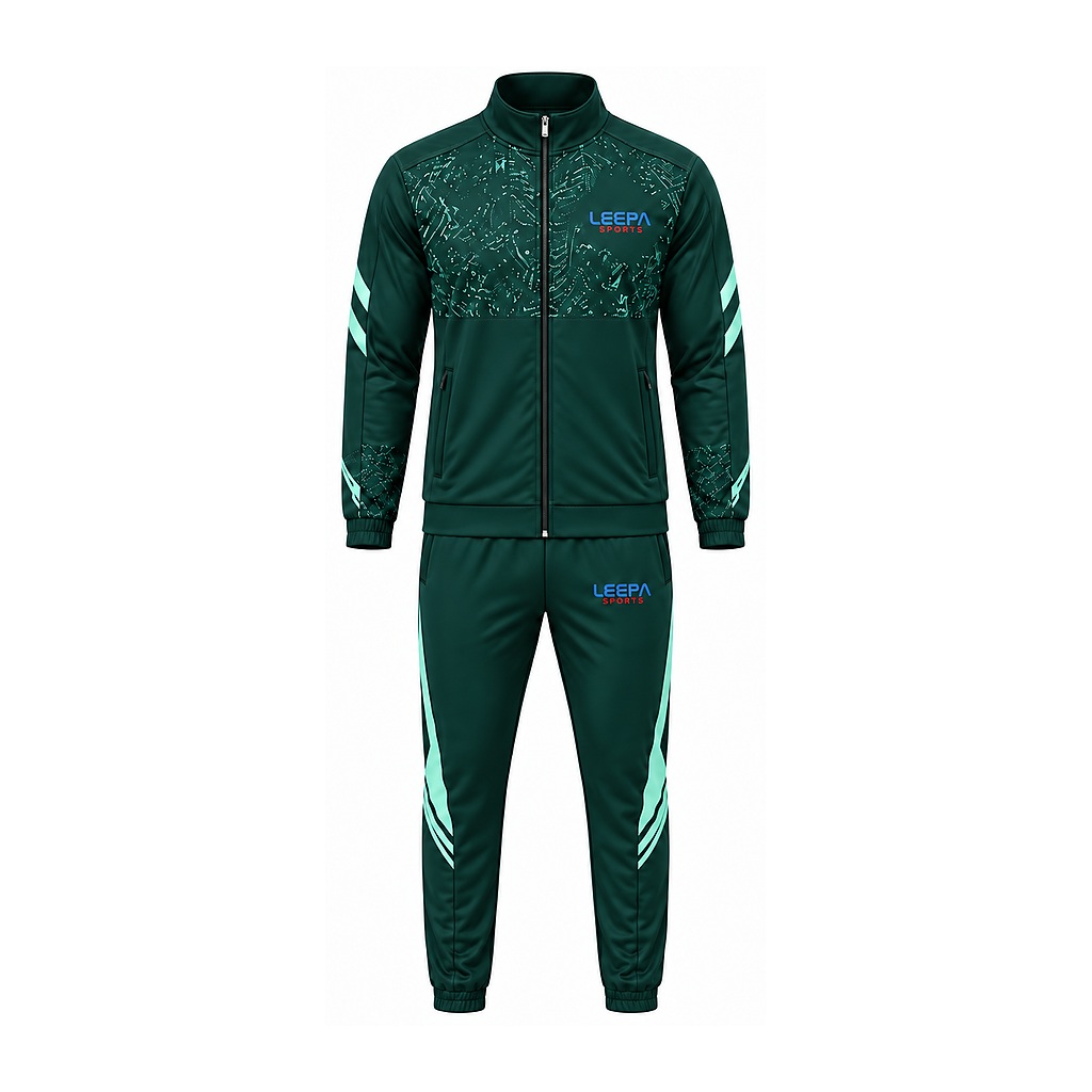 Green Digital Sports Tracksuit