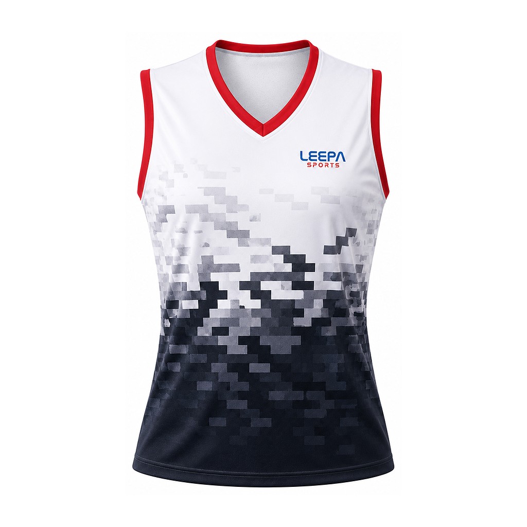 Handball White Pixel Jersey