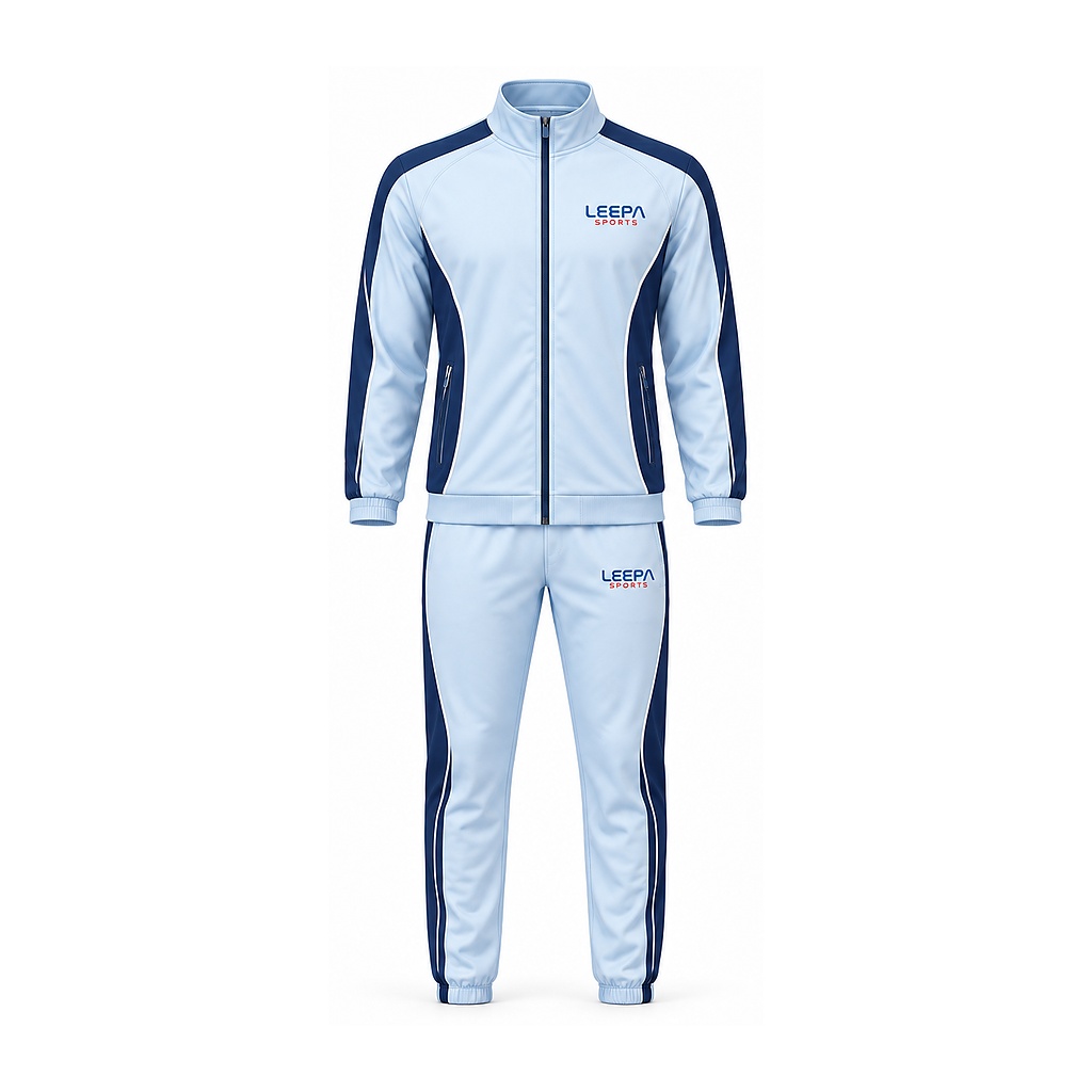 Light Blue Sports Tracksuit