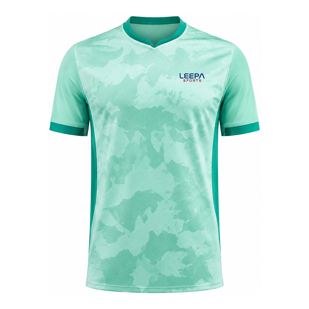 Mint Camo Padel Jersey