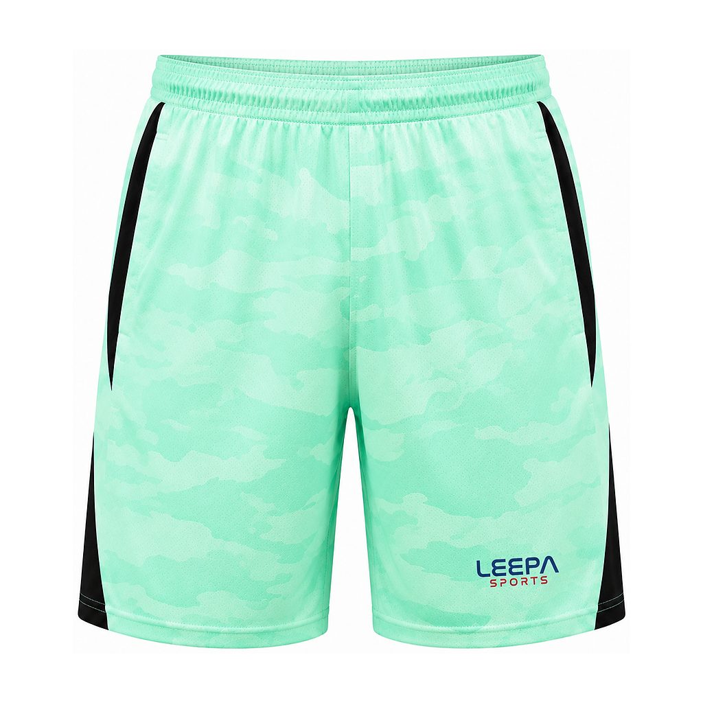 Mint Camo Soccer Shorts